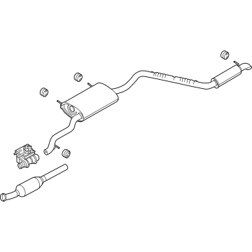 Ford NZ6Z-5F250-G Muffler & Pipe