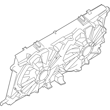 Ford Expedition Cooling Fan Assembly - NL1Z-8C607-A