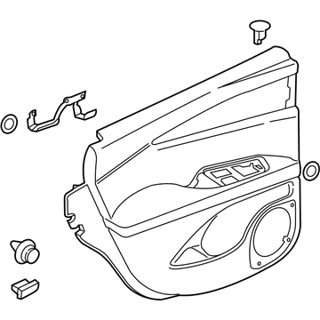 Ford KA1Z-7827406-AA PANEL ASY - DOOR TRIM