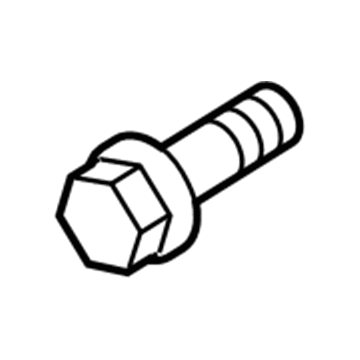 Ford -W505275-S439 Seat Belt Assembly Screw