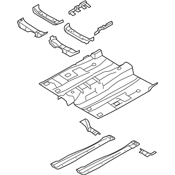 Lincoln G3GZ-5411135-B Front Floor Pan