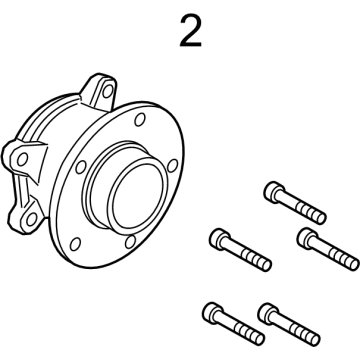 Ford NZ6Z-1104-B Hub Assembly