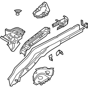 Ford CP9Z-5810124-A Rear Rail Assembly