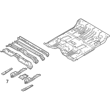 Ford BL3Z-1811135-B Floor Pan