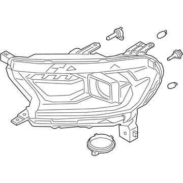 Ford KB3Z-13008-A Headlamp Assembly