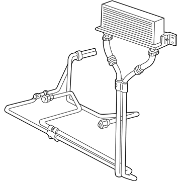 Ford E-350 Econoline Oil Cooler - 4C2Z-7A095-AB