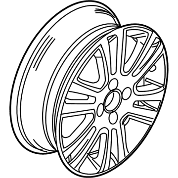 Ford AS4Z-1007-B Wheel, Alloy