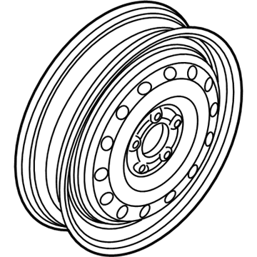 Mercury F8RZ-1007-FA Spare Wheel