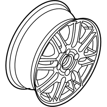 2011 Ford Focus Spare Wheel - AS4Z-1007-C