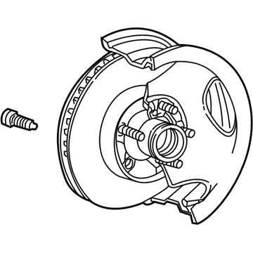 2001 Ford Explorer Sport Wheel Hub - 2U2Z-1V102-B