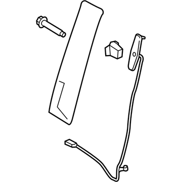 Ford FL3Z-1520554-AA Moulding - Door Outside