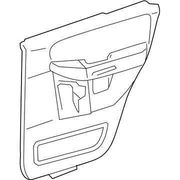 Lincoln 3C5Z-7827406-CAA Door Trim Panel