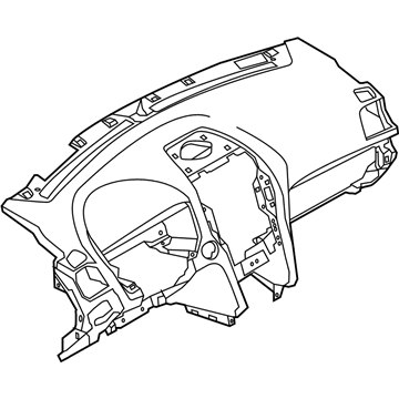 Ford FB5Z-7804320-DA Instrument Panel