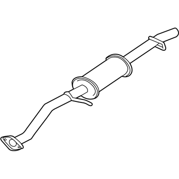 Ford 5L8Z-5A212-AC Resonator W/Pipe