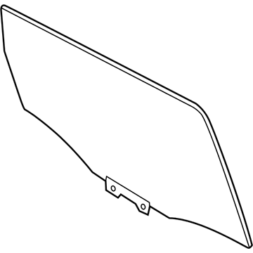 Ford CJ5Z-7825712-A Door Glass