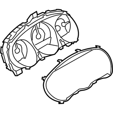 Lincoln AH6Z-10849-AA Cluster Assembly