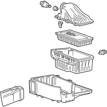 Ford 1C3Z-9600-AA Cleaner Assembly - Air