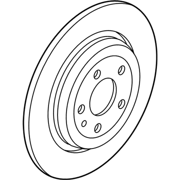 2016 Ford Police Interceptor Sedan Brake Disc - EU2Z-2V026-B