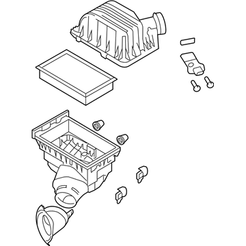 Mercury 7L2Z-9600-C Air Cleaner Assembly