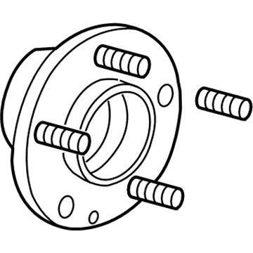 Ford BT4Z-1104-B Hub Assembly