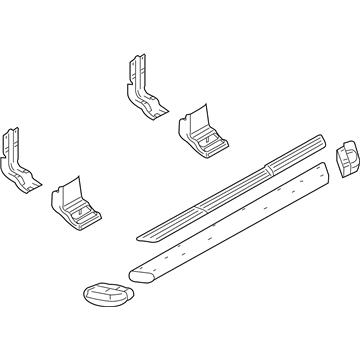 Ford 4C3Z-16450-AAA Step Bar Assembly