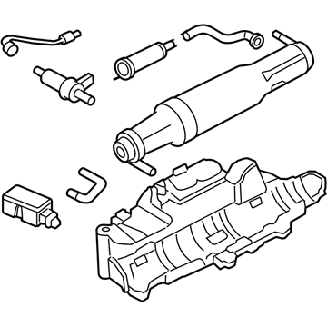 2005 Ford Freestyle Vapor Canister - 7F9Z-9D653-D