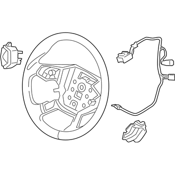 Ford Escape Steering Wheel - CJ5Z-3600-DD