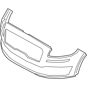 Lincoln Nautilus Bumper - KA1Z-17D957-BAPTM