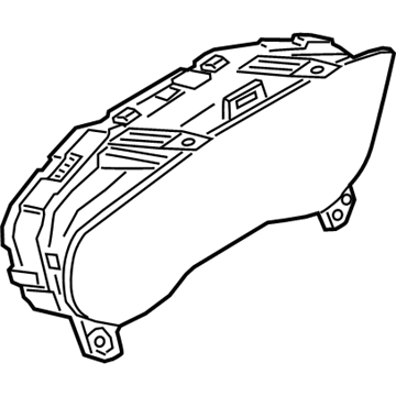 Ford KB3Z-10849-AD Cluster Assembly