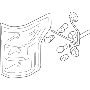 Ford JL3Z-13405-E Lamp Assembly - Rear