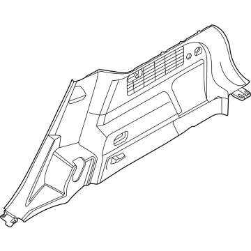 Ford LJ8Z-5831012-CC Lower Quarter Trim