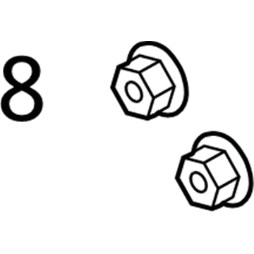 Mercury -W707144-S441 Reinforcement Nut