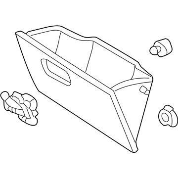 Mercury YL8Z-7806024-BAC Glove Box Assembly