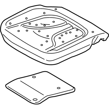 Ford KA1Z-58632A22-A PAD - SEAT CUSHION