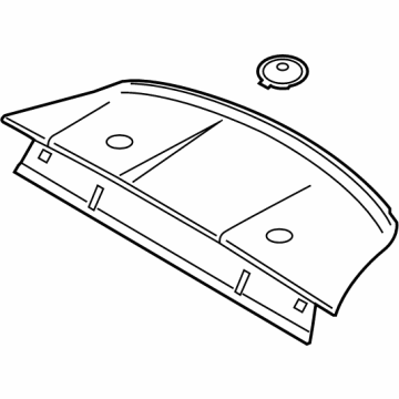 Ford PR3Z-6346668-AA Package Tray Cover