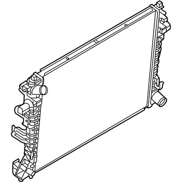 Lincoln Town Car Radiator - H2MZ-8005-W