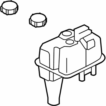 2009 Mercury Mariner Coolant Reservoir - BM6Z-8A080-A