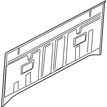 Ford 7C3Z-2540300-A Back Panel