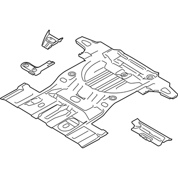 Ford BT4Z-7811215-A Floor Pan Assembly