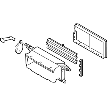 Ford JL3Z-8475-F Radiator Shutter Assembly