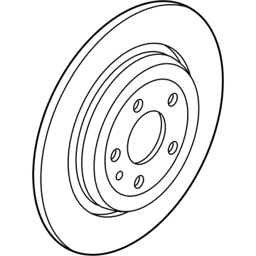 Ford 5U2Z-1V125-GD Rotor