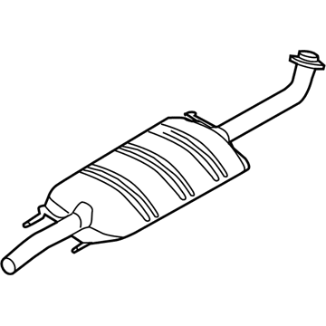 Mercury 9L8Z-5230-G Muffler