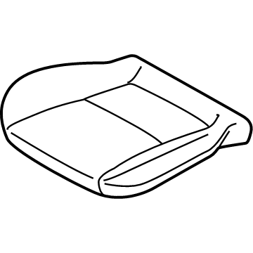 Ford KT1Z-1762901-AK COVER ASY - FRONT SEAT CUSHION