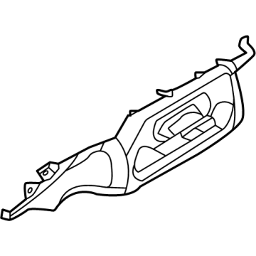 Ford M2DZ-7804644-AA Lower Molding