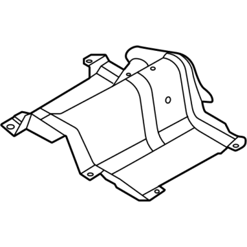 Lincoln LX6Z-78114B06-P Heat Shield