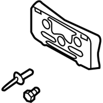 Lincoln DE9Z-17A385-AA License Bracket