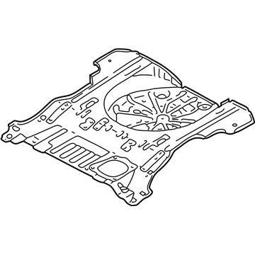 Ford YL8Z-7811215-AA Rear Floor Pan