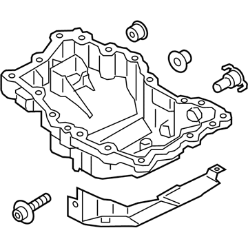 Lincoln FT4Z-6675-D Oil Pan