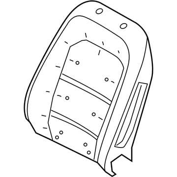 Ford LJ6Z-7864811-F Seat Back Pad