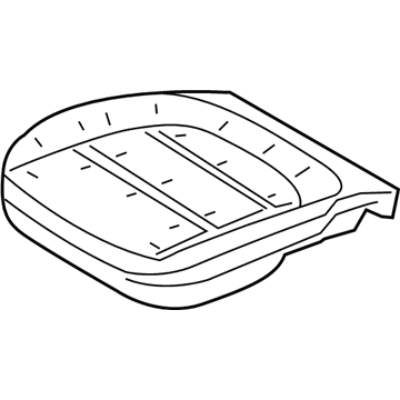 Ford LJ6Z-78632A23-E Seat Cushion Pad